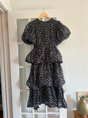 chinese dress ladies FLOCK MIDI DRESS  Something About Me